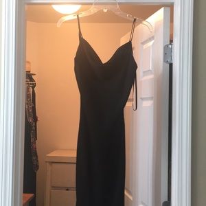 Barely worn black prom dress